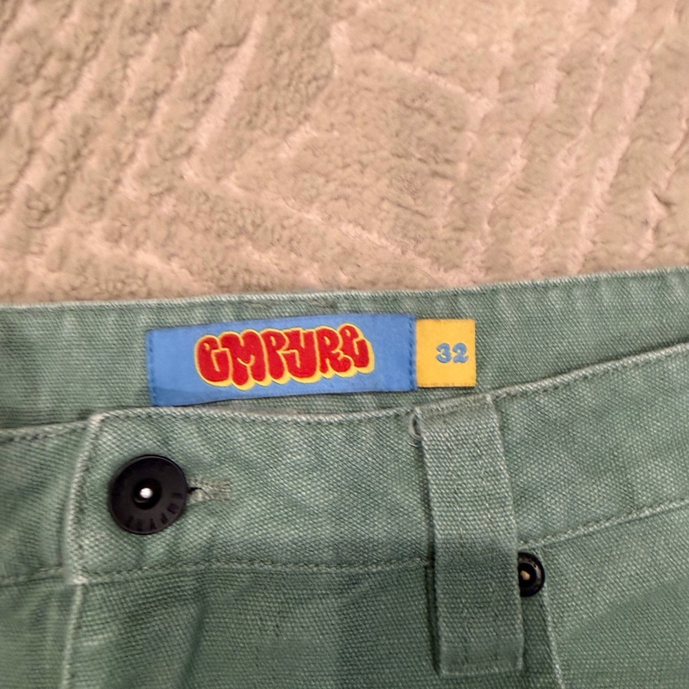 GMPYRE Green  Workwear Style Pants - Picture 4 of 7
